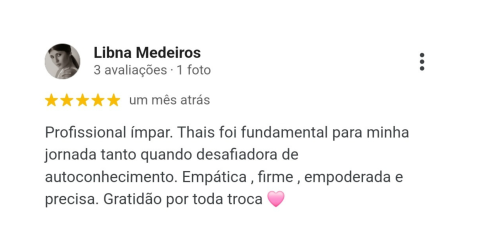 Psicóloga Thaís Araújo Depoimentos 2